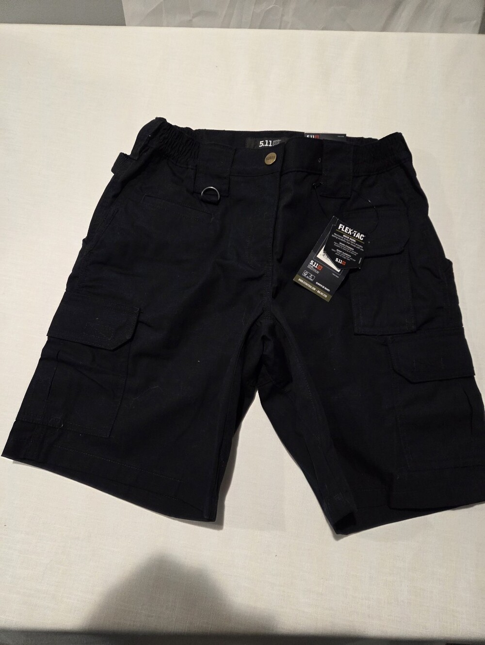 5.11 Tactical PRO Black Cargo Shorts with D-Ring NWT SIZE 4